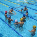 KITAJIMAQUATICSに所属する細川大輔氏（2007年世界水泳銅メダリスト）の指導風景