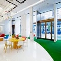 「Google Telework Lounge」のようす