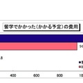 留学でかかった（かかる予定）の費用