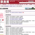 奈良県「公立高校入試関係情報」