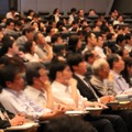 学校教育に携わる多くの関係者が来場した　写真：2018年の「第9回 教育ITソリューションEXPO（EDIX）」で松田氏と平井氏が行った講演 会場のようす