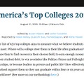 America's Top Colleges 2018