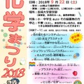 化学まつり2018～めざせ！未来のノーベル化学賞～