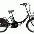 ルイガノ初の3人乗りに対応した電動アシスト自転車「アセントデラックス」（マットブラック）