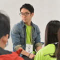 武蔵野女子学院ウィンターキャンプで参加者に語りかけるImaginEx町田来稀氏