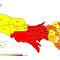 ヘルパンギーナの都内流行マップ（保健所別）