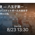 全国中学校バスケットボール大会女子 予選リーグ組合せ（一部）