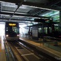 2015年3月に開業した富山市内軌道線の富山駅停留場。