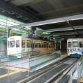 南北接続工事が進められている富山駅の高架下。写真は富山地方鉄道富山市内軌道線が乗り入れている高架下の富山駅停留場。