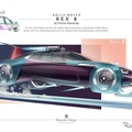 ロールスロイスの「ヤングデザイナーコンペティション」の作品見本と作品をデザインレンダリング化したイラスト