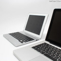 iPad 2を装着してノートPCと比較したイメージ