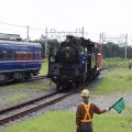 C11 325（中央）とスハフ14 501（南栗橋車両管区）