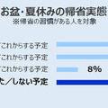 お盆・夏休みの帰省実態