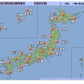 10月31日の全国の天気