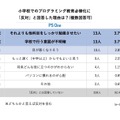 小学校でのプログラミング教育必修化に「反対」の理由