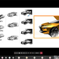 三菱自動車現役デザイナーによる、コンセプト立案からスケッチ展開のオンライン講義