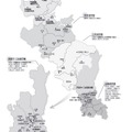 京都府公立高等学校の所在地図