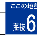 海抜表示シート設置方針（案）