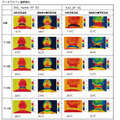 サーモグラフィーによる試験結果