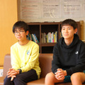 海陽学園 高瀬福也さん（左）と中野泰賀さん（右）