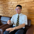海陽学園 鴨志田大希さんはスチューデントリーダーとして生徒たちの手本となっている。スチューデントリーダーの証として特別カラーのネクタイが贈られる
