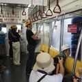 東京メトロ和光車両基地＆昭和鉄道高校探訪ツアー：洗浄機通過