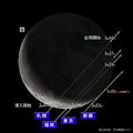 金星の潜入・出現位置、国立天文台