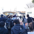 1月13日朝の東京工業大学大岡山試験場のようす（記事の内容とは関係ありません）