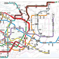 今回携帯電話サービスが利用可能となった路線（赤色）