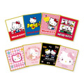 『ハローキティ』「Hello Kitty 50th Anniversary Market」クリアミニ色紙（全12種／各330円）