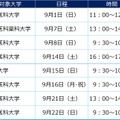 医学部医学科セミナー 開催日程