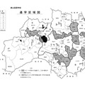 県立高等学校の通学区域図