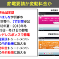 大震災後の電力ピークカットの社会実験