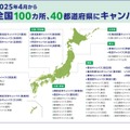 全国100か所40都道府県にキャンパスを拡大