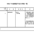 大学院を設置するもの＜1校＞