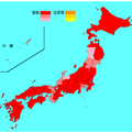インフルエンザ流行レベルマップ（2025年第1週）