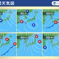 週間天気図（1/31～2/5）