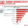 あなたが「日本にいる自分たちの課題でもある」と感じる世界的な課題は何ですか