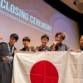 日本代表5名（左から小川さん、冨田さん、早川さん、増島さん、岡本さん）
