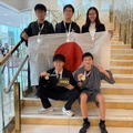 第18回国際天文学・天体物理学オリンピック閉会式後の日本代表生徒ら（2025年8月21日撮影）