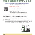 第8回中高生情報学研究コンテスト　参加募集チラシ