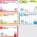 来場者が中高生に手渡すカード（イメージ）