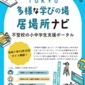 TOKYO多様な学びの場・居場所ナビ 不登校の小中学生支援ポータル