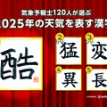 2025年の天気を表す漢字