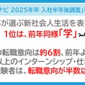 マイナビ 2025年卒 入社半年後調査