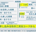 2026年2月27日 Open Dayの時間割