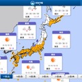 全国の天気予報、共通テスト1日目（2026年1月17日）