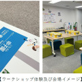 ワークショップ体験および会場イメージ