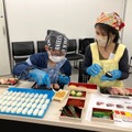 過去開催したお魚・お寿司調理体験のようす