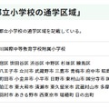 令和9年度東京都立小学校の通学区域